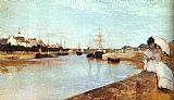 The Harbor at Lorient by Berthe Morisot